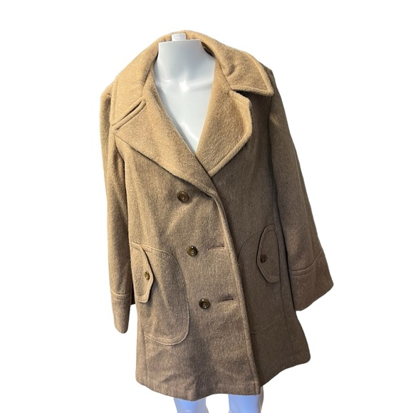 Vintage 1970’s Montgomery Ward - Womens PeaCoat Sz 15/16 - Picture 1 of 4